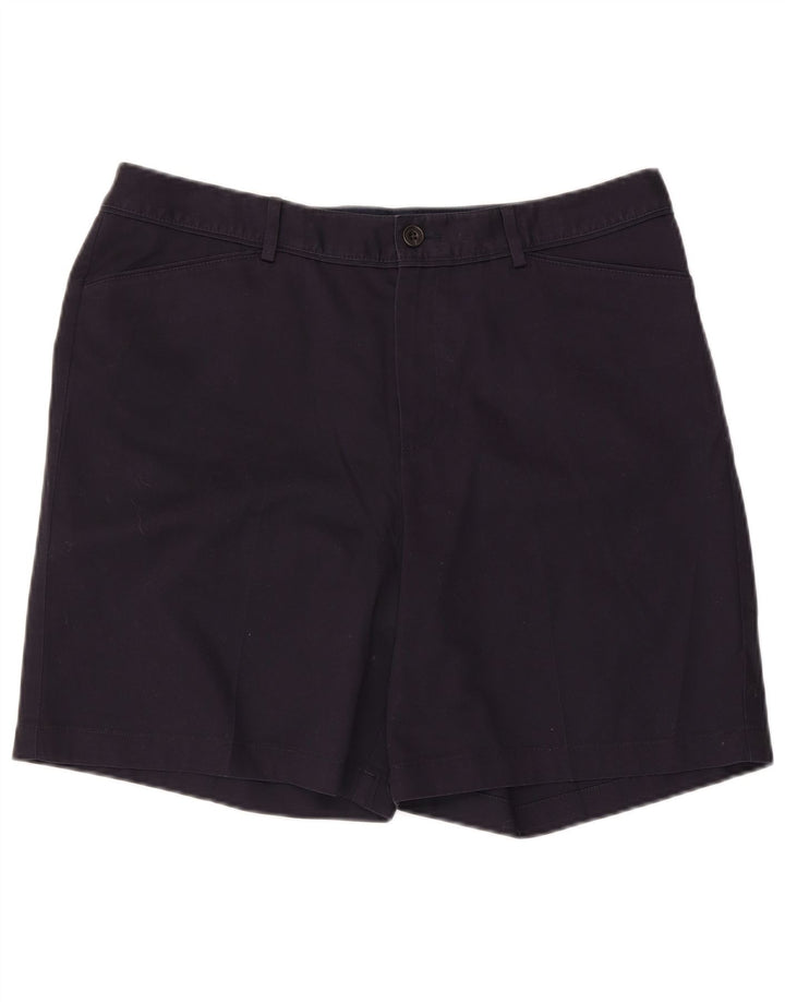 Damskie spodenki codzienne EDDIE BAUER US 14 XL W36 Granatowe, bawełniane