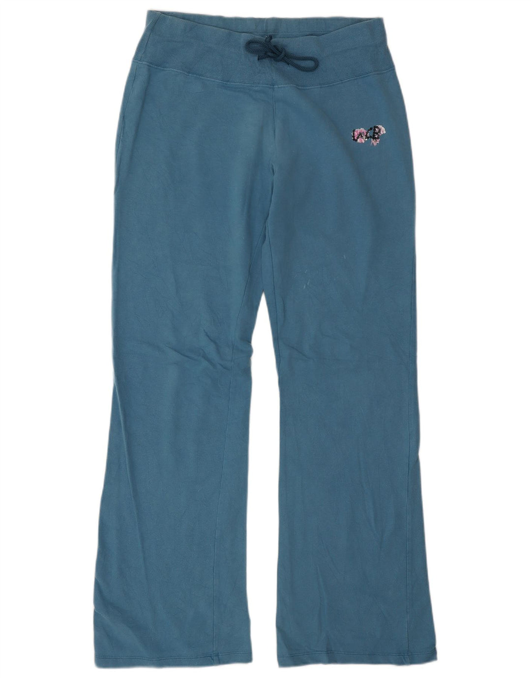 Damskie spodnie dresowe Benetton UK 12 Medium W27 L32 Niebieskie bawełniane