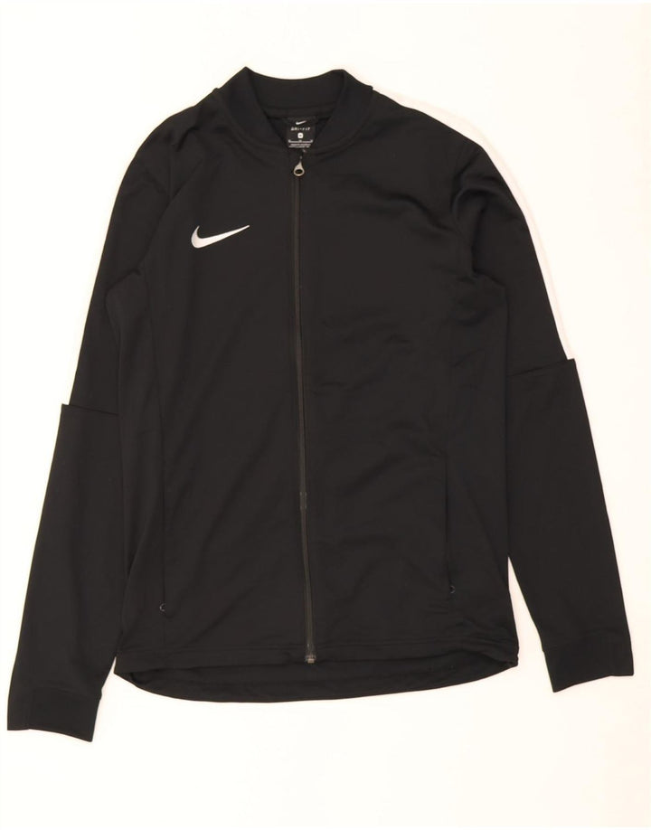 Męska kurtka dresowa Nike Dri Fit, poliester w kolorze średniej czarnej kolorystyki