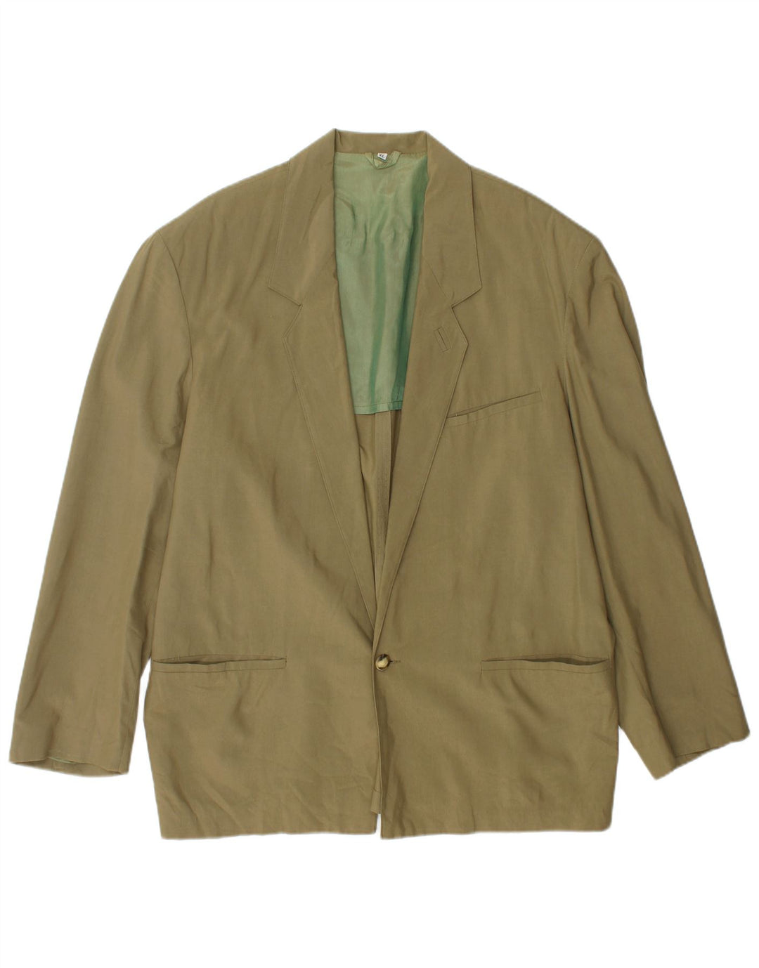 LEGENDA Męska marynarka zapinana na 1 guzik UK 42 XL Khaki