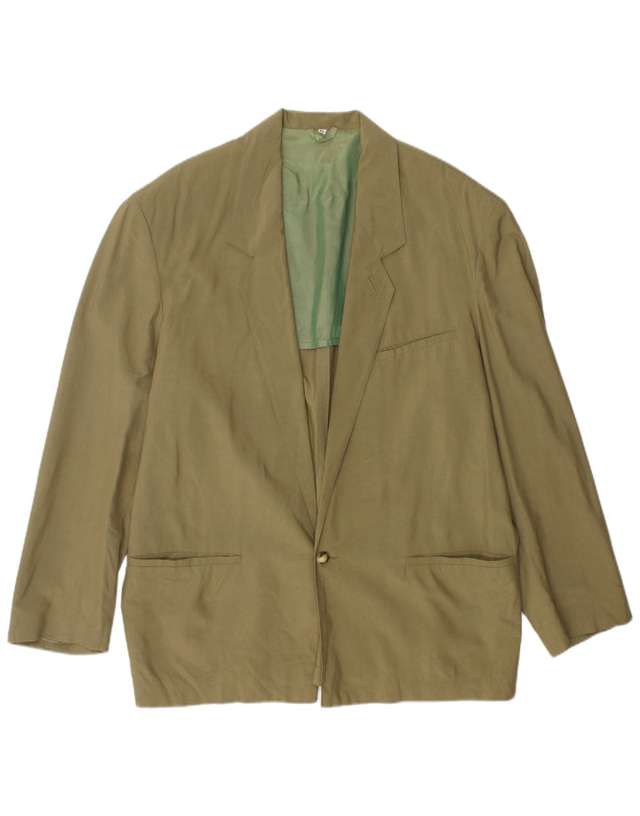 LEGENDA Męska marynarka zapinana na 1 guzik UK 42 XL Khaki