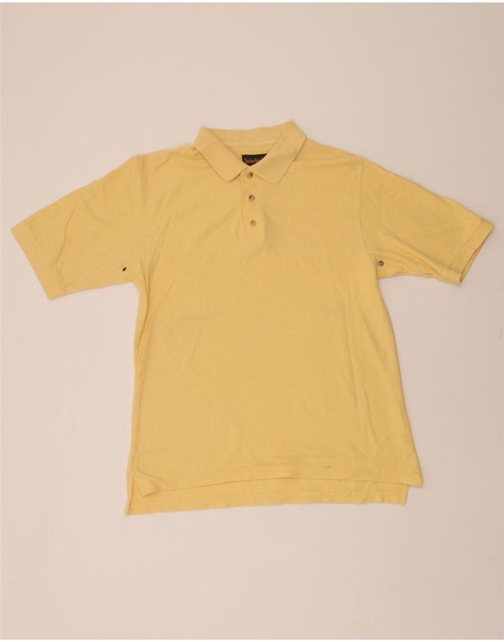 TIMBERLAND Mens Polo Shirt Medium Yellow Cotton Vintage Timberland and Second-Hand Timberland from Messina Hembry 
