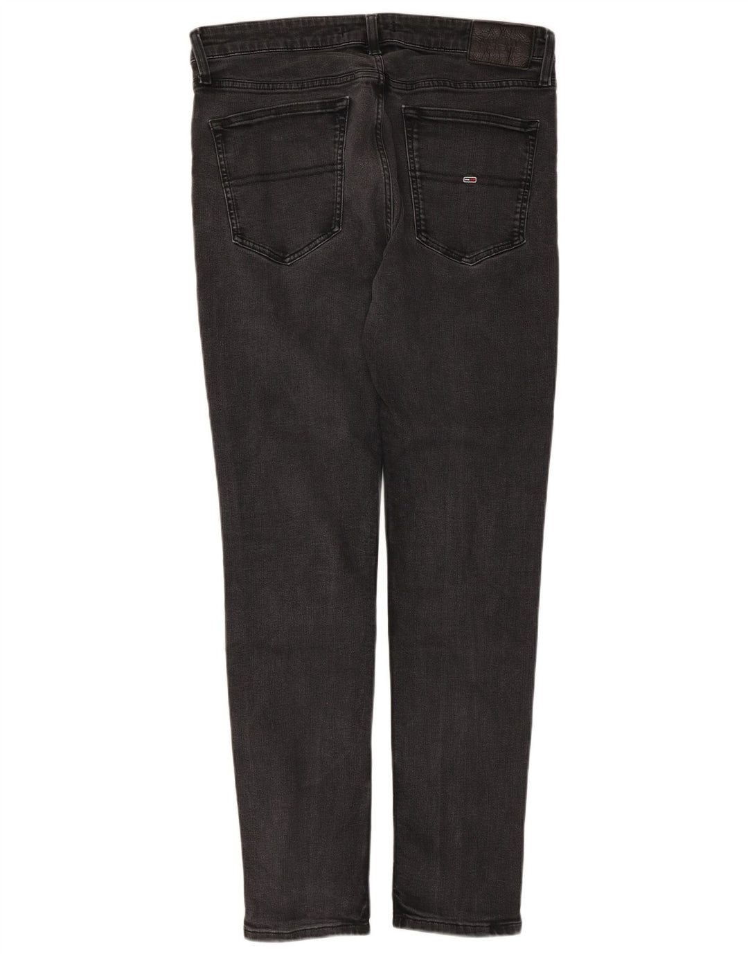 Męskie jeansy slim fit Tommy Hilfiger W36 L30 Czarna bawełna