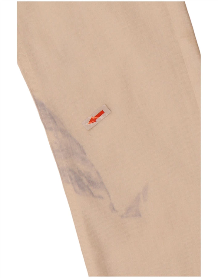 Damskie jeansy rozkloszowane Zara EU 34 2XS W24 L32 Biała bawełna