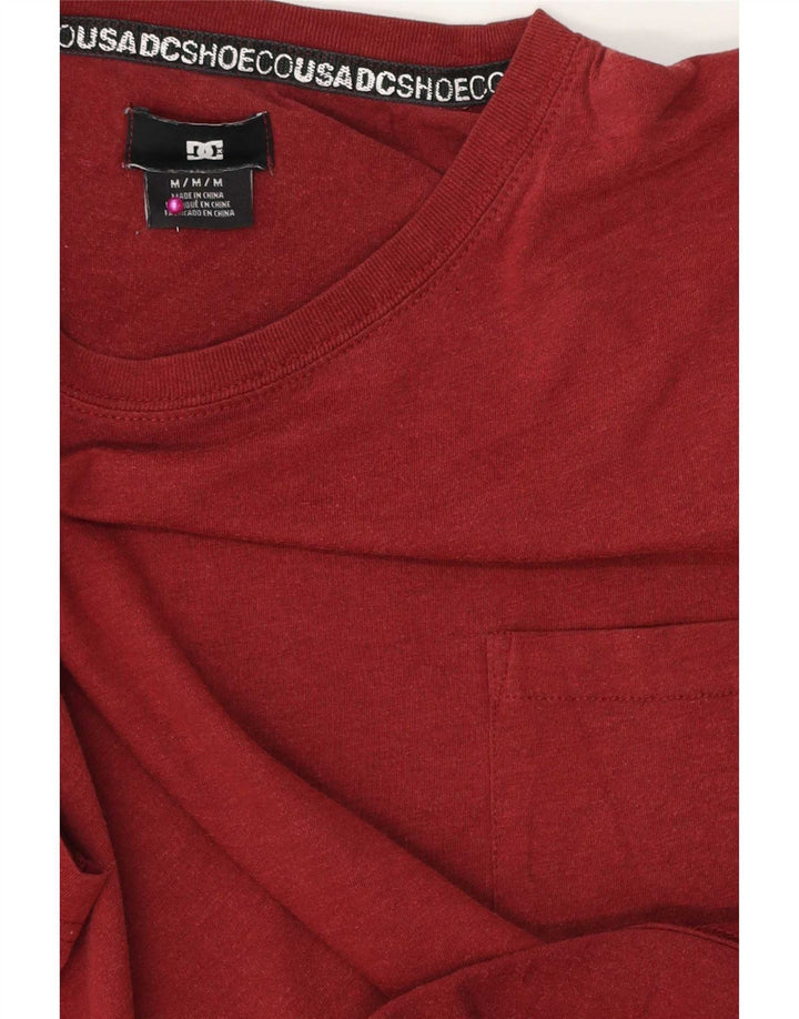 T-shirt męski DC, średni, bordowy
