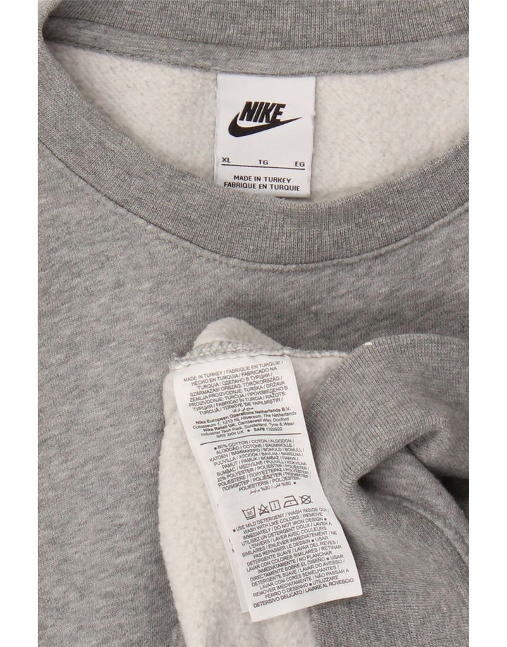 Męska bluza Nike XL, szara, bawełniana