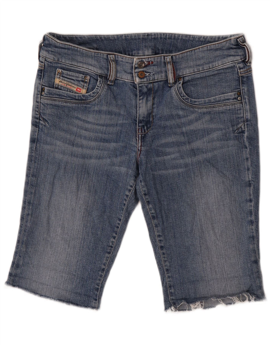 Damskie spodenki jeansowe Diesel W32, duże, niebieskie, bawełniane