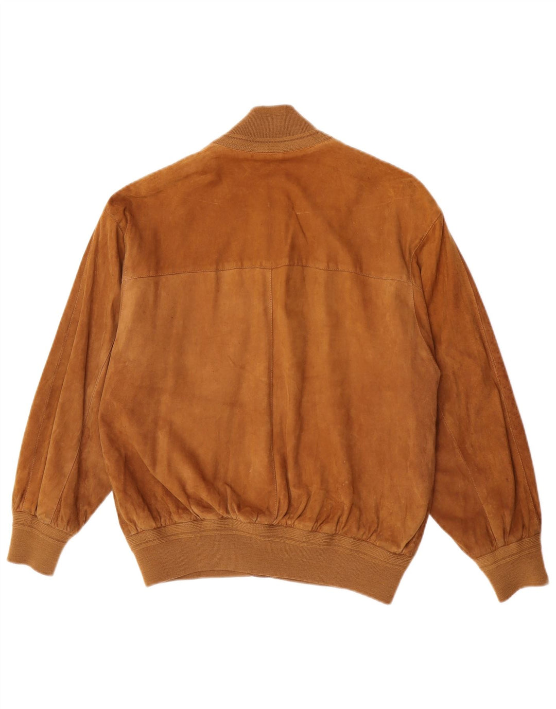 Vintage damska zamszowa kurtka bomber EU 38 średni brąz retro