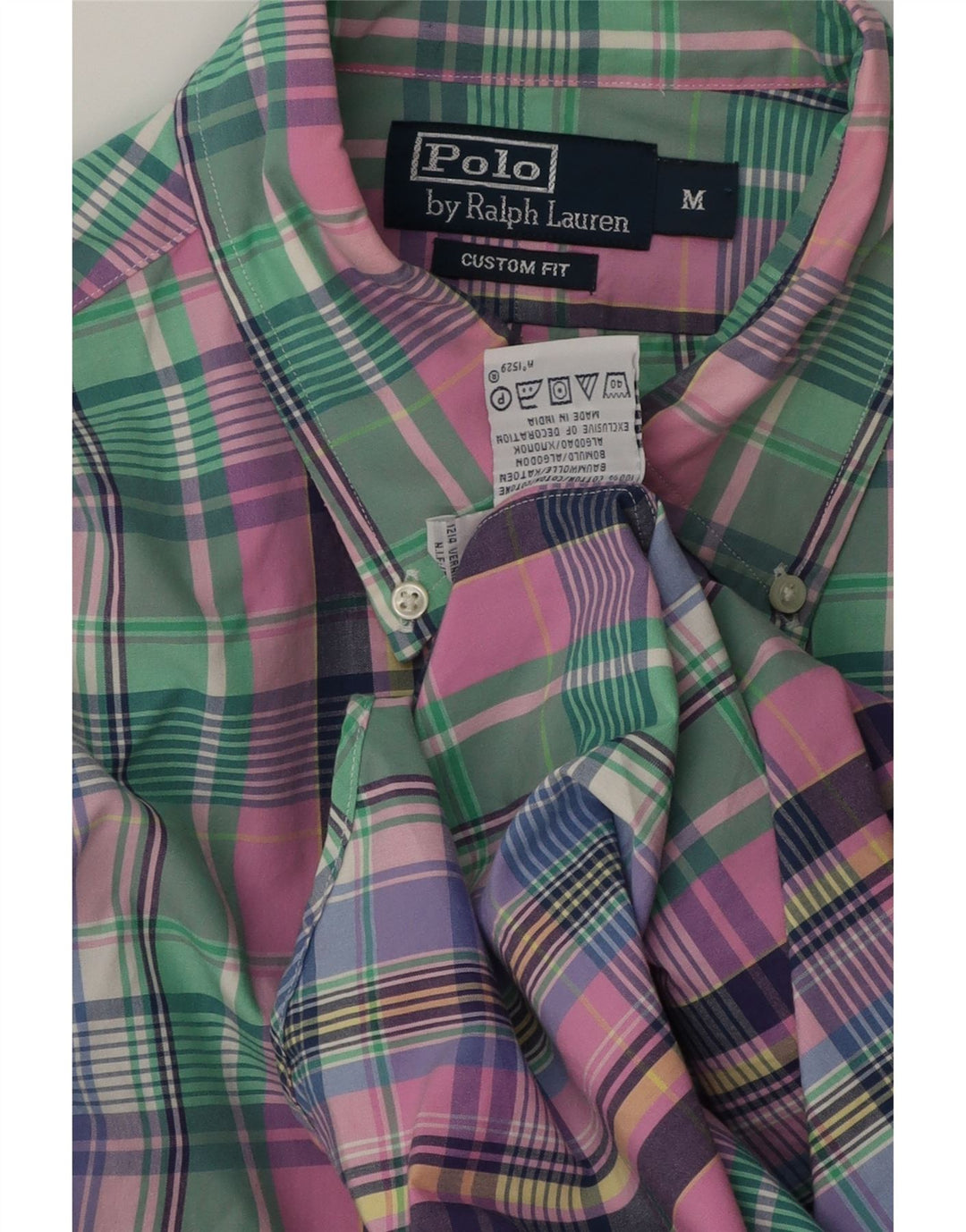 Koszula męska Polo Ralph Lauren o dopasowanym kroju, średnia, wielobarwna, bawełniana krata