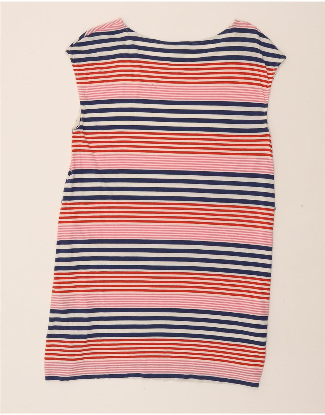 BODEN Womens Basic Dress UK 14 Medium Multicoloured Striped Cotton Vintage Boden and Second-Hand Boden from Messina Hembry 