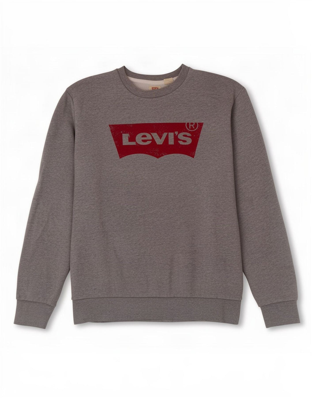 Męska bluza z grafiką Levi's, mała, szara, bawełniana