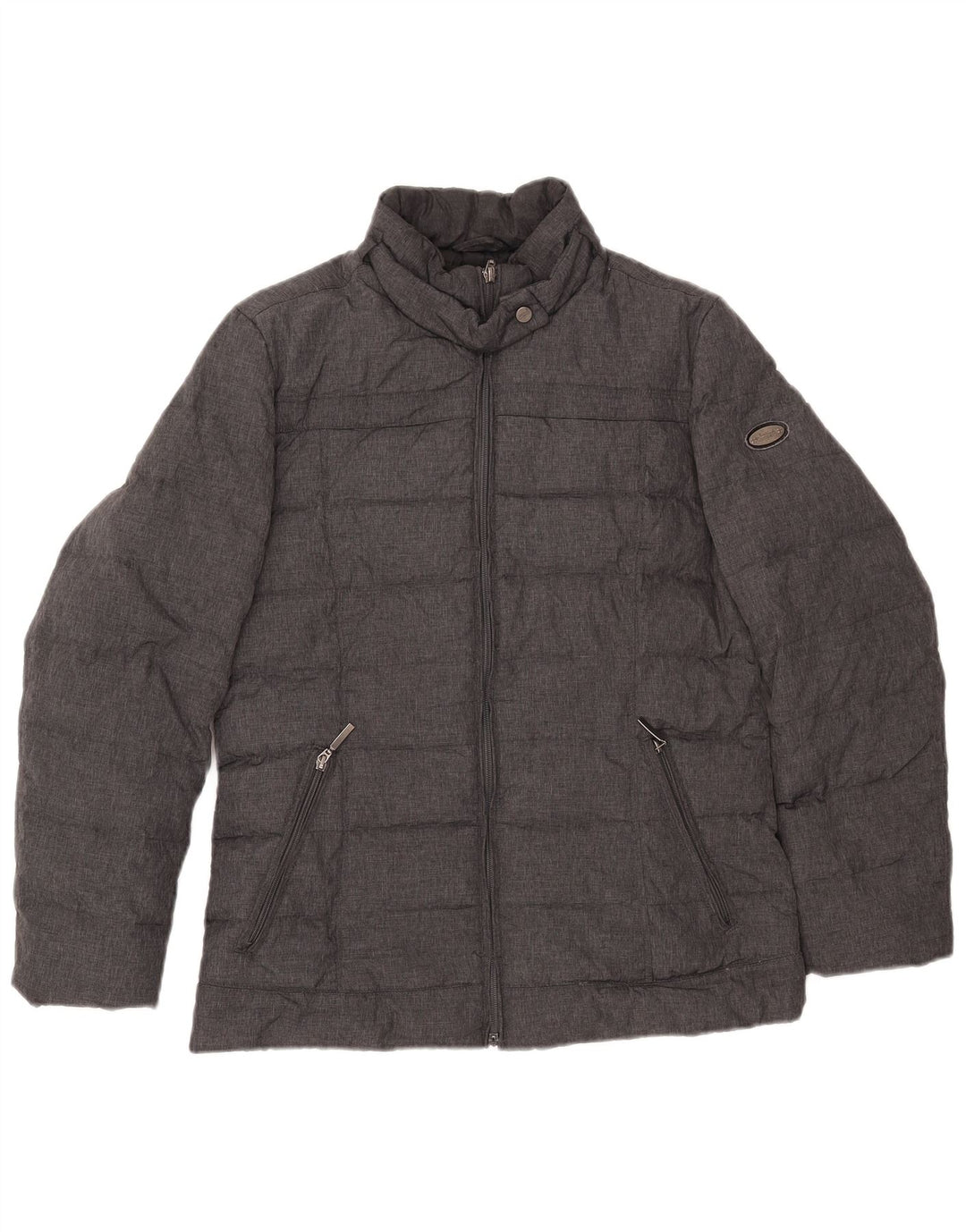 Damska kurtka ocieplana BEST COMPANY UK 14, duża, szara