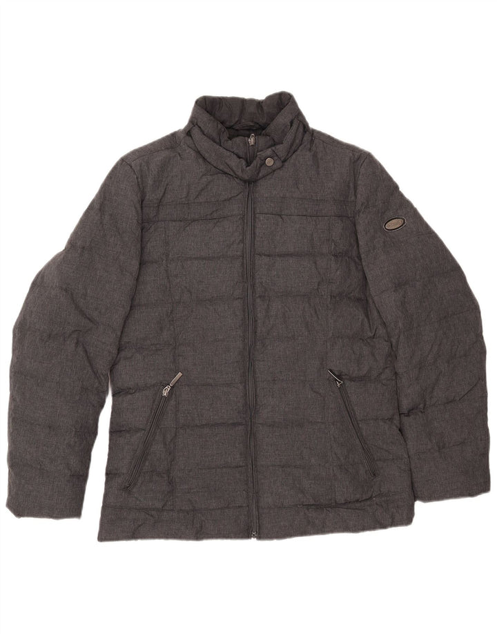 Damska kurtka ocieplana BEST COMPANY UK 14, duża, szara