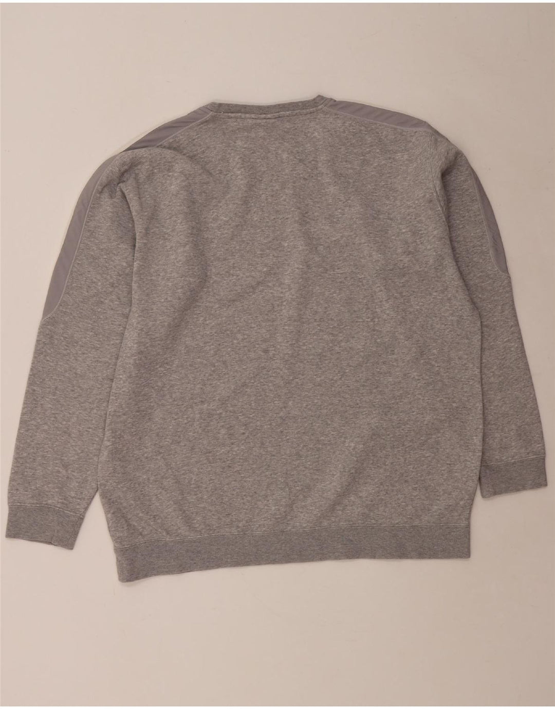 Męska bluza ADIDAS XL, szara, nakrapiana bawełna