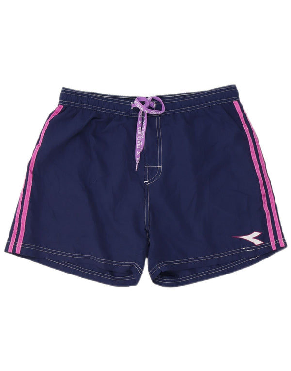DIADORA Womens Swimming Shorts UK 18 XL Navy Blue Polyester