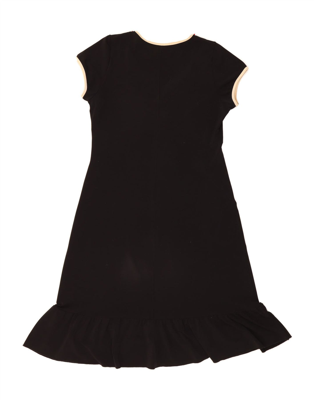 VINTAGE Womens A-Line Dress IT 48 XL Black Acetate Vintage Vintage and Second-Hand Vintage from Messina Hembry 