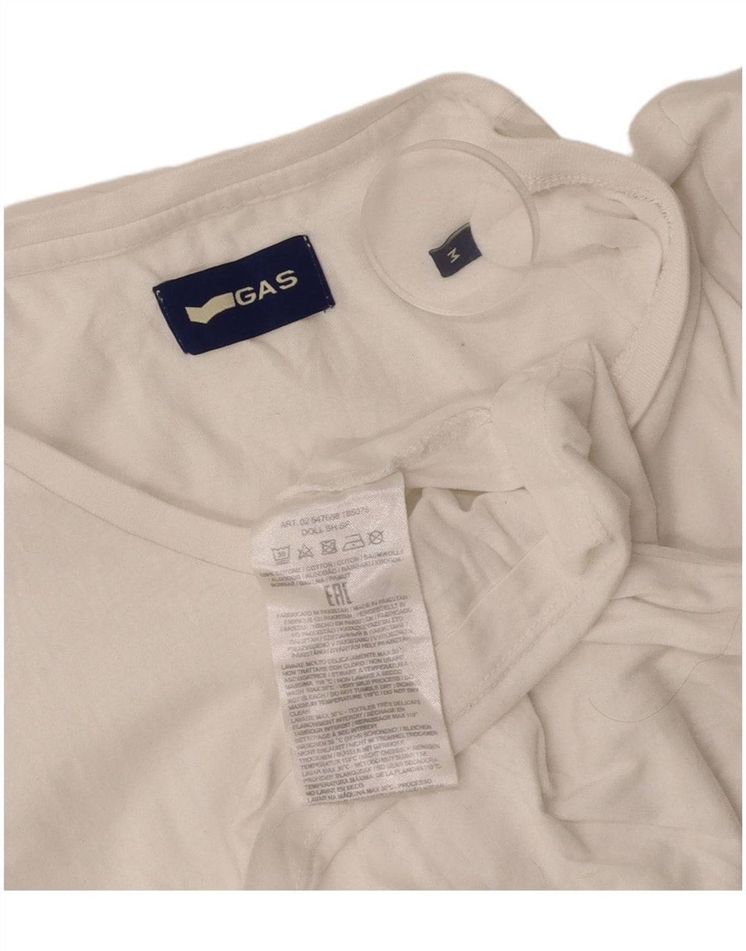 Koszulka damska GAS Top UK 12 Średnia biała bawełna