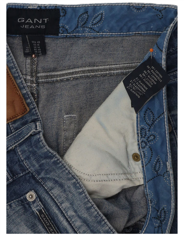 Damska spódnica dżinsowa GANT UK 14 duża W32 niebieska bawełna