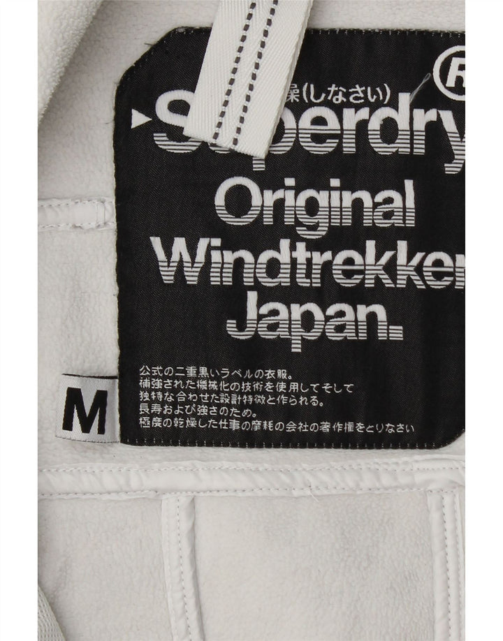 Męska kurtka wiatrówka Superdry Windtrekker UK 38 Średnioszara nakrapiana