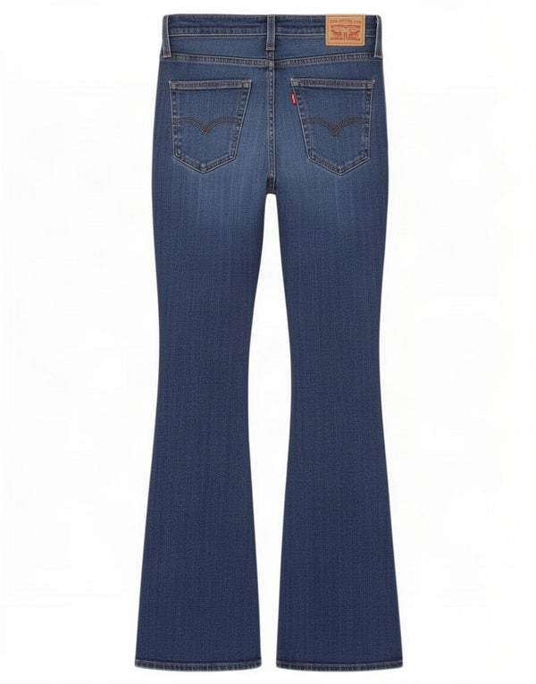Damskie jeansy Levi's 726 z wysokim stanem W31 L32 Niebieska bawełna