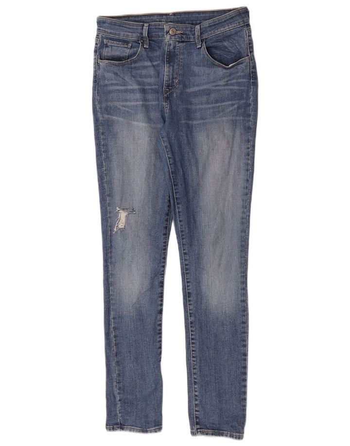 Damskie dżinsy rurki Levi's w trudnej sytuacji W29 L30 Niebieska bawełna