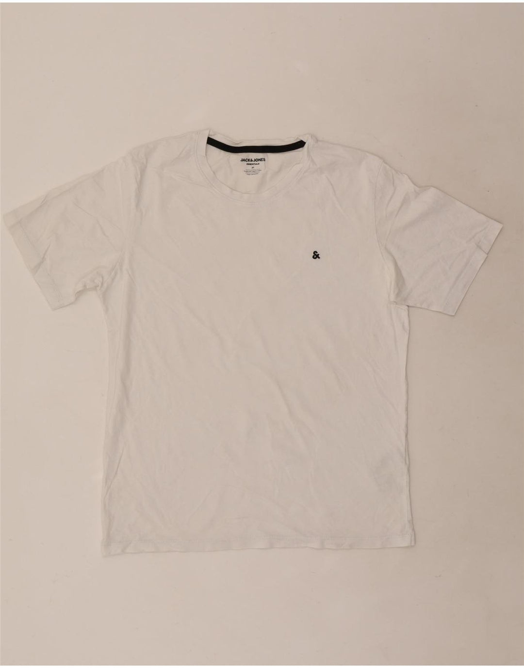 T-shirt męski Jack & Jones, średni, biały, bawełniany