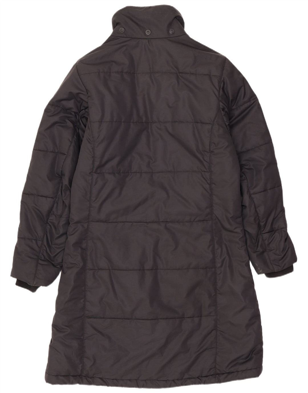 Damski płaszcz oversize Jack Wolfskin z podszewką UK 10, mały, czarny poliester
