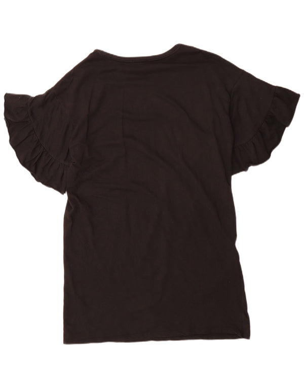 Damska sukienka t-shirtowa typu oversize Trafaluc Zara UK 10, mała czarna