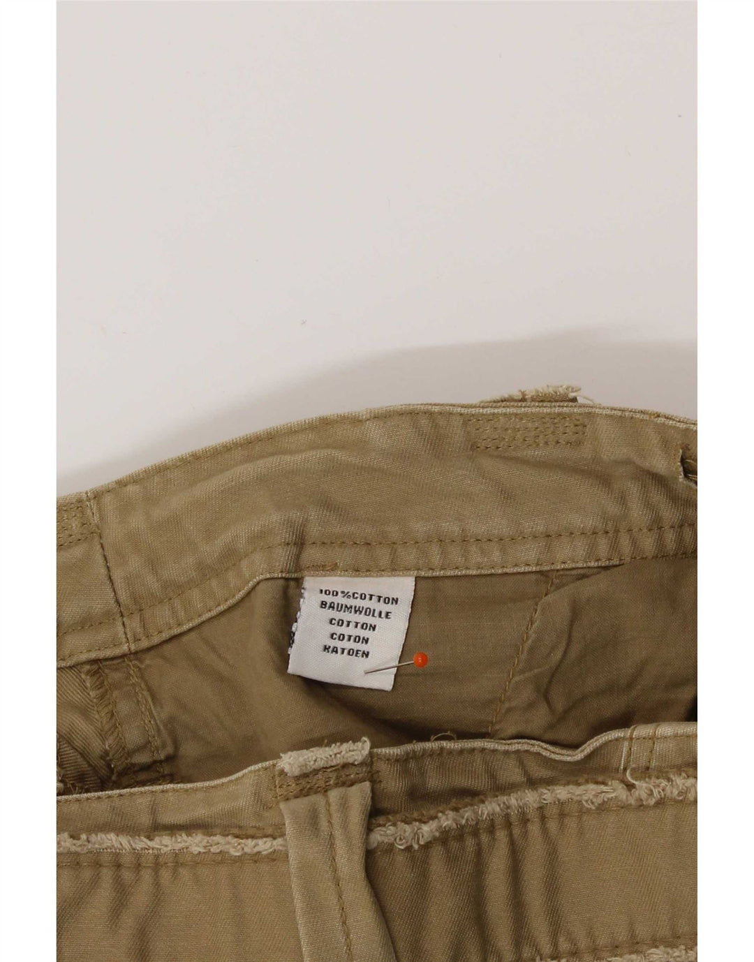 Męskie spodenki cargo w stylu vintage IT 48 Medium W32, bawełna khaki