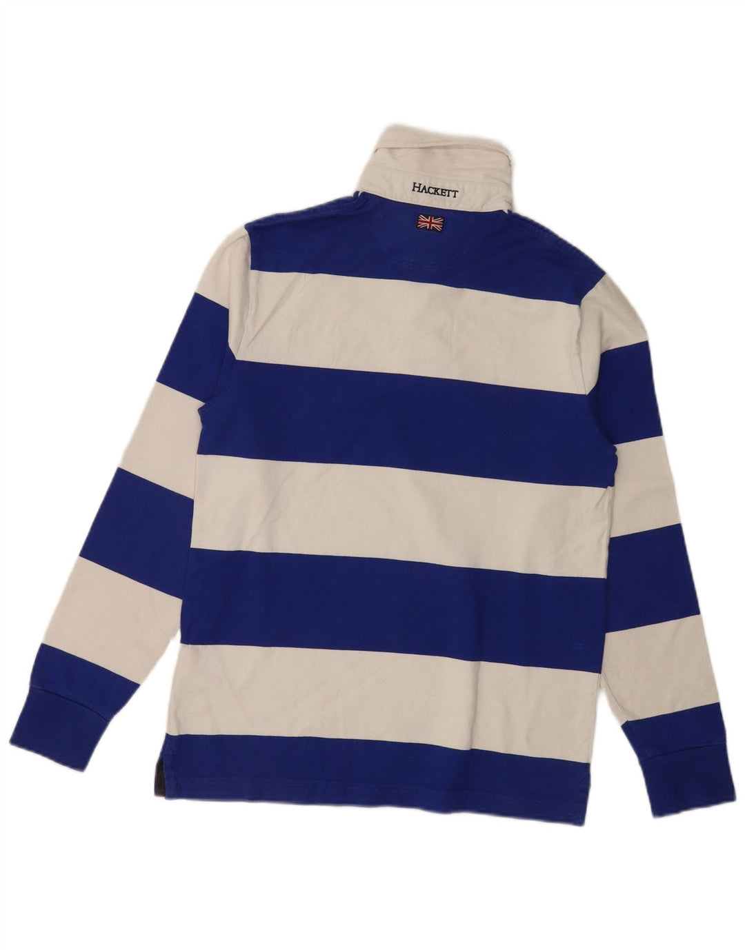 Męska koszulka polo do rugby Hackett o dopasowanym kroju, w małe niebieskie paski