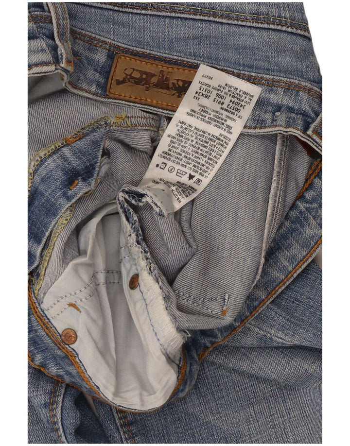 Damskie jeansy Levi's 572 Bootcut W28 L34 Niebieska bawełna