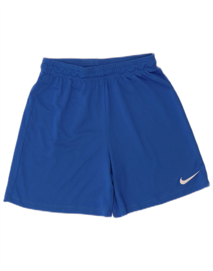 Chłopięce spodenki sportowe Nike Dri Fit 12-13 lat, duże, niebieskie, poliestrowe