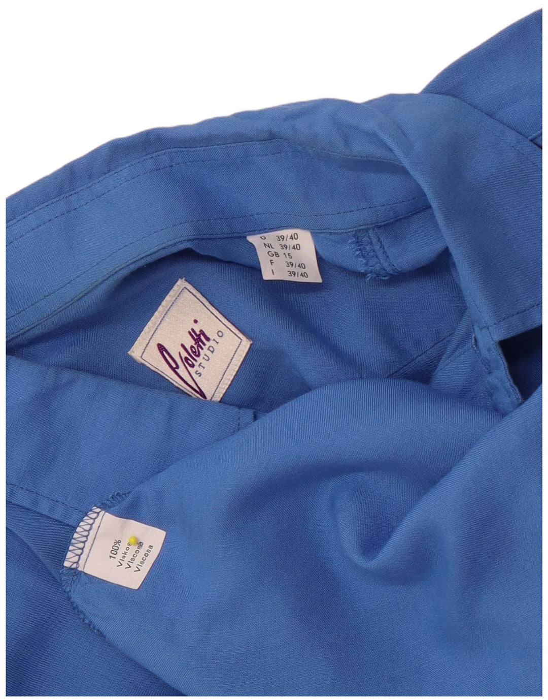 Męska graficzna koszulka z krótkim rękawem Studio Coletti, rozmiar 15 39/40, średni niebieski