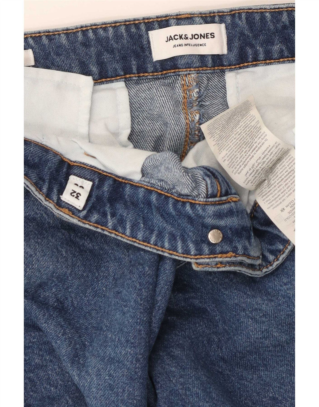 Męskie luźne dżinsy Jack & Jones W32 L30 niebieskie