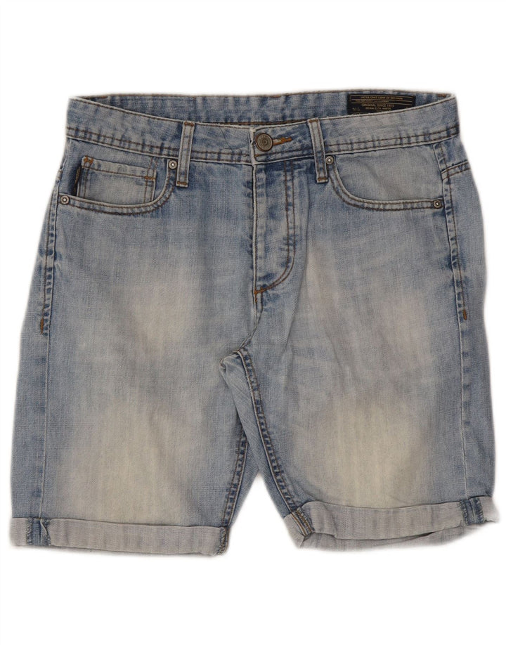 Męskie spodenki jeansowe Jack & Jones W32 średni niebieski