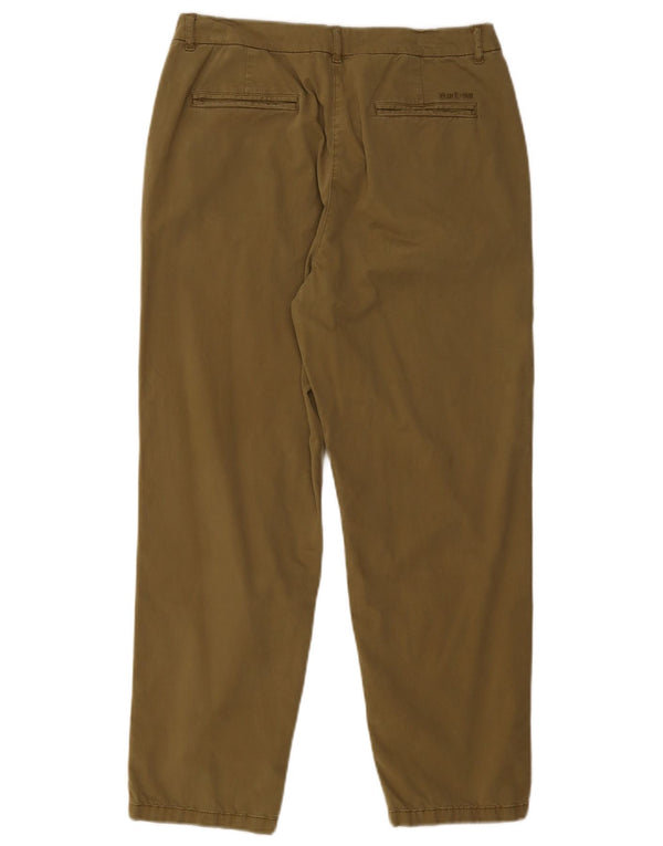 Damskie zwężane spodnie Chino Barbour UK 12 Medium W30 L26 Bawełna khaki