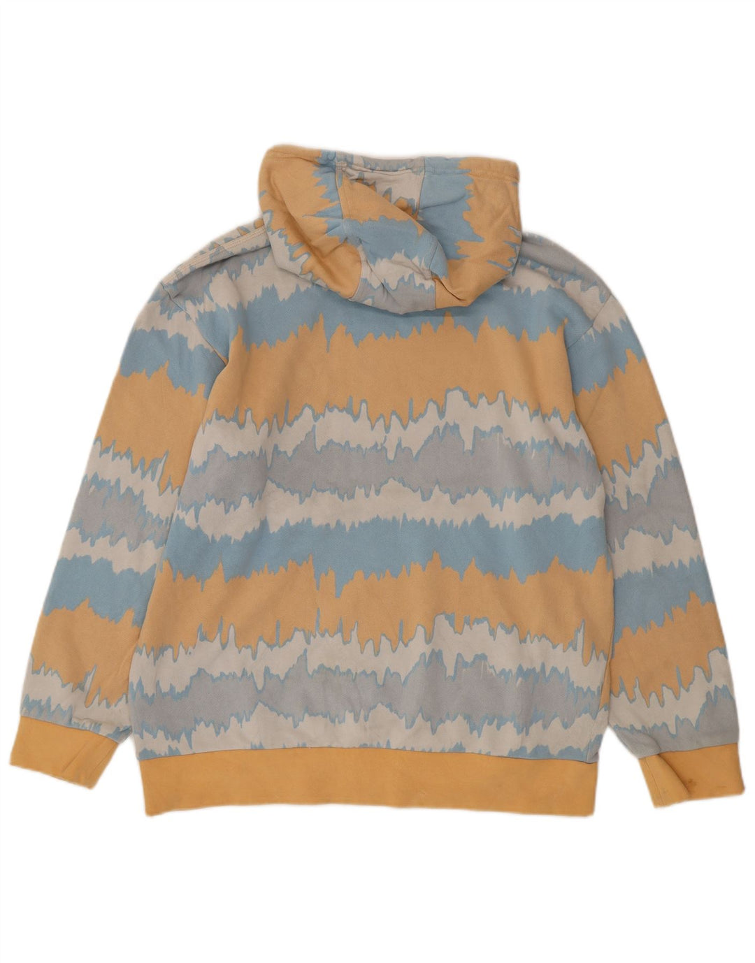 Męska bluza z kapturem Adidas z grafiką, średnia wielobarwna bawełna Tie Dye