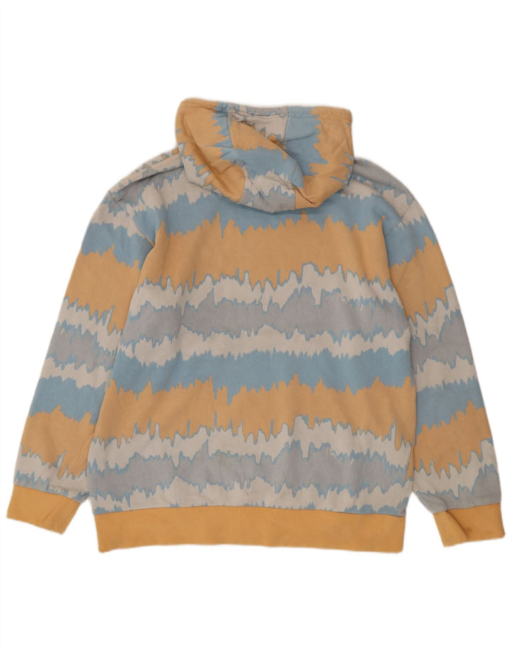 Męska bluza z kapturem Adidas z grafiką, średnia wielobarwna bawełna Tie Dye
