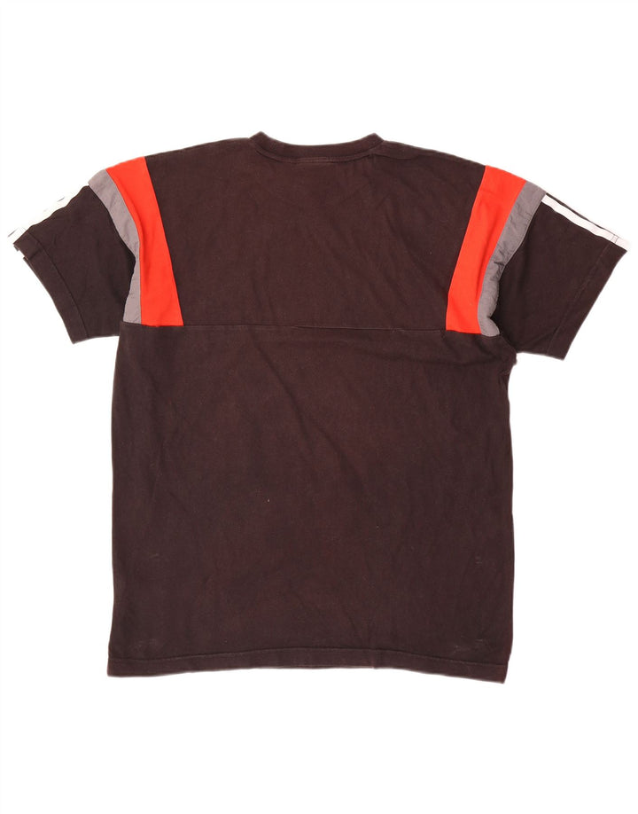 Adidas Męska koszulka Top Medium Black Colorblock Cotton