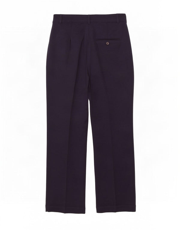 Damskie spodnie garniturowe z wysokim stanem Ralph Lauren US 8 Medium W26 L32 Granatowe