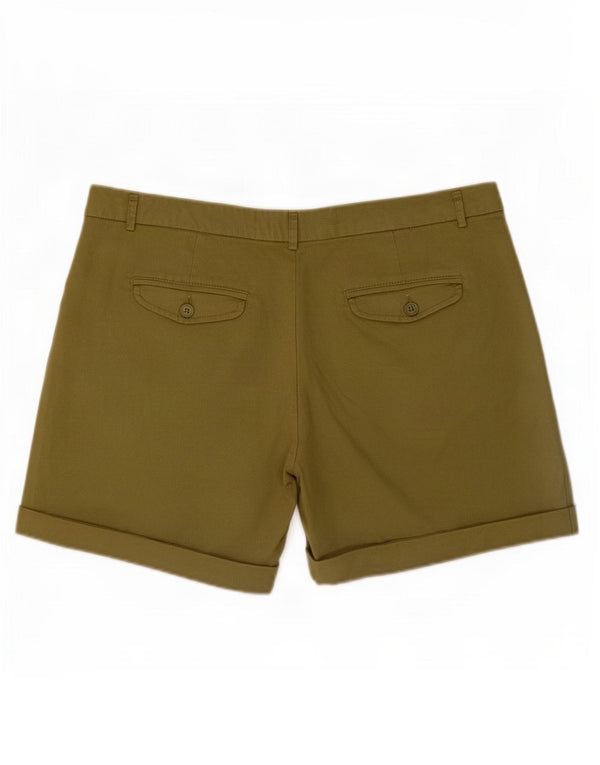 Damskie spodenki Chino Benetton UK 14, duże, W34, bawełna khaki