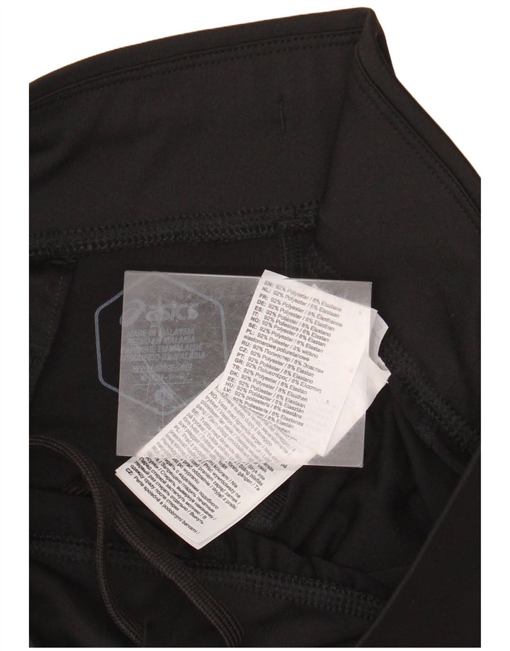 Damskie legginsy ASICS UK 10, małe, czarne, poliestrowe