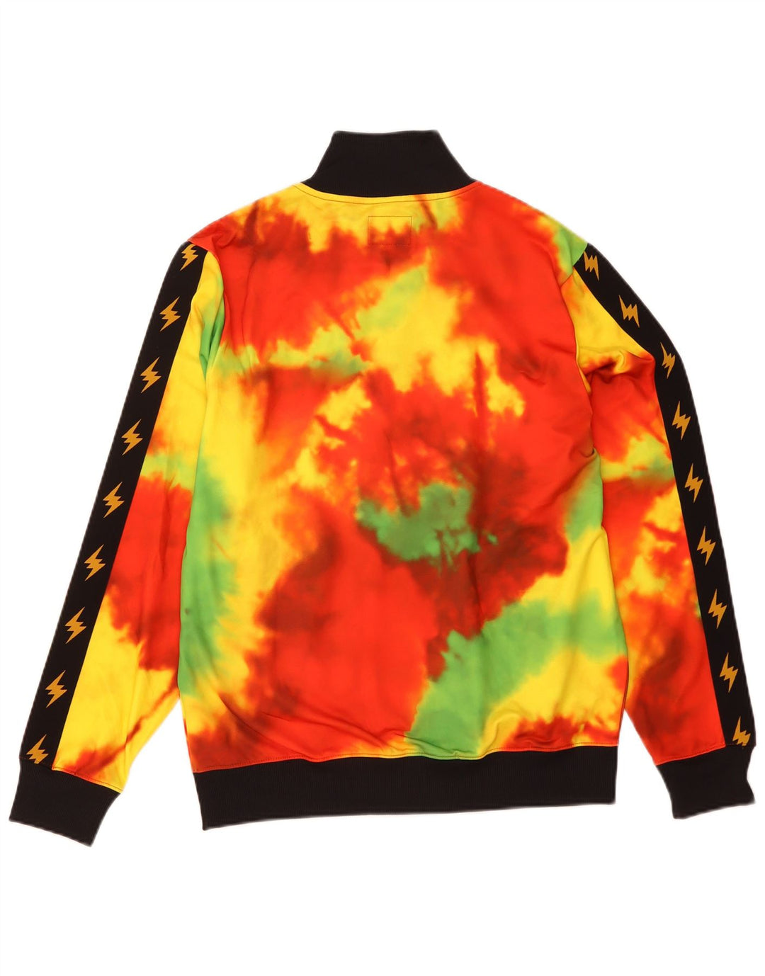 Męska bluza dresowa Guess, średnia, wielobarwna, poliestrowa tkanina typu tie-dye