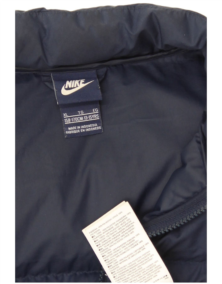 Chłopięca wyściełana kamizelka Nike 13-14 lat XL, granatowa, poliester