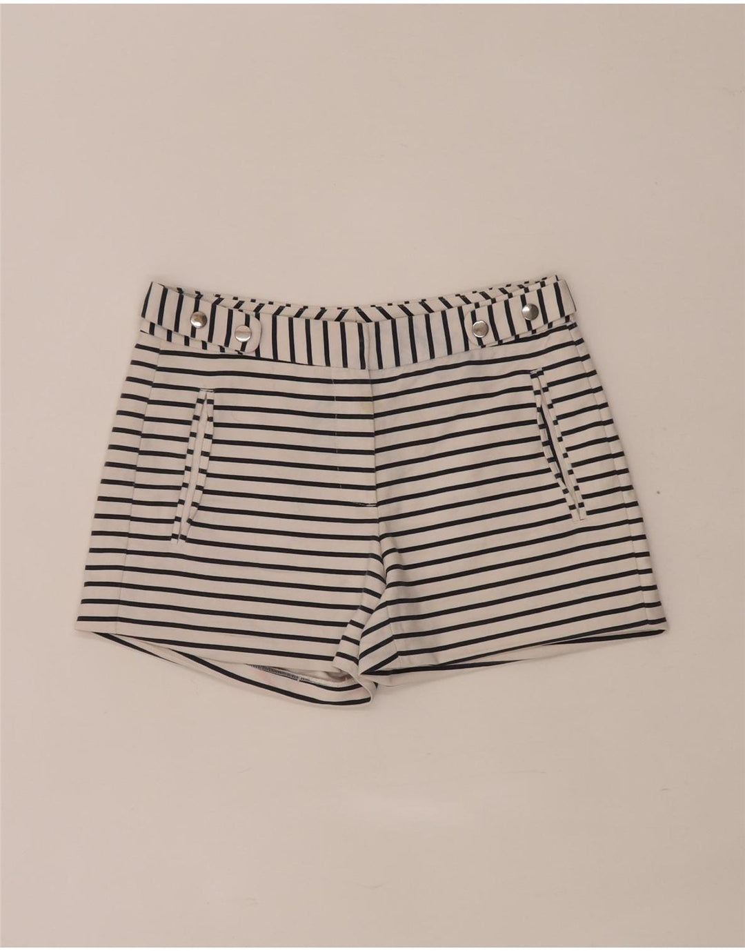 Damskie spodenki na co dzień Zara XS W28 w białe paski
