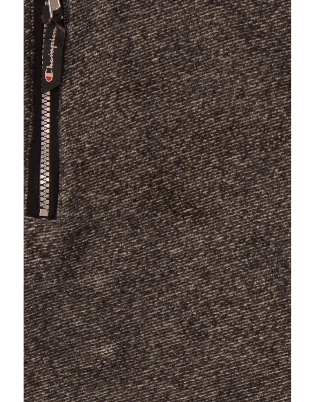 Męska kurtka polarowa z kapturem CHAMPION UK 42 XL Szara, poliestrowa w prążki