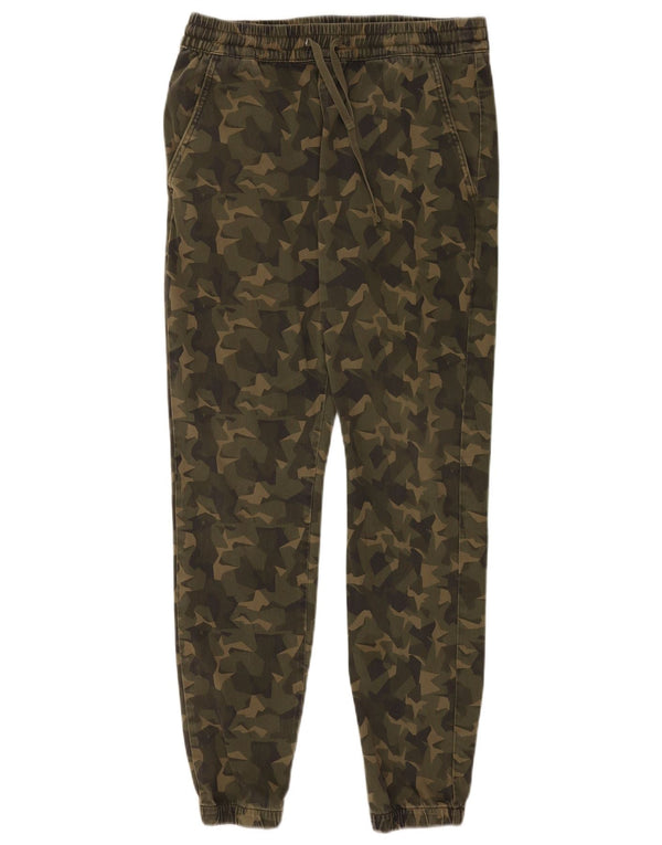 Męskie spodnie joggery Levi's Medium W30 L28 Khaki, bawełna w kamuflażu
