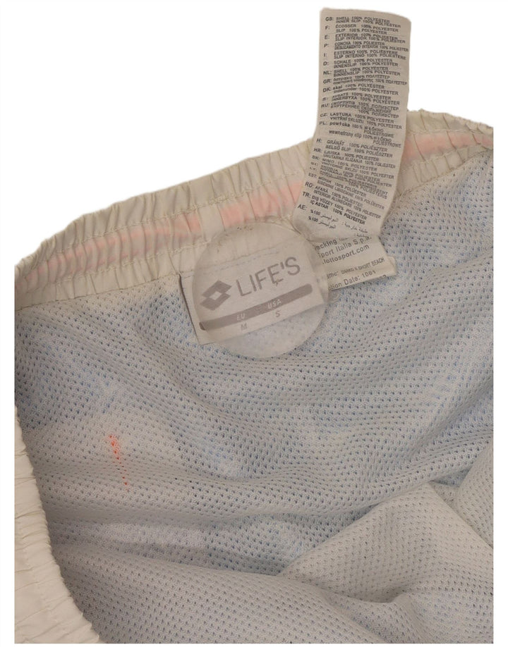 Męskie spodenki kąpielowe Lotto Średni niebieski kwiatowy poliester