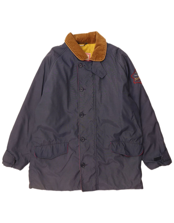 Męska kurtka wiatrówka Carrera UK 42 XL Granatowy poliamid w blokach kolorów