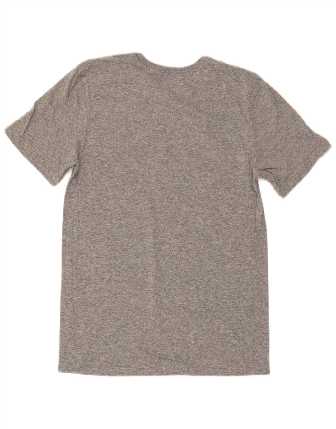 Męski T-shirt z grafiką Nike, mały, szary, z bawełny w cętki